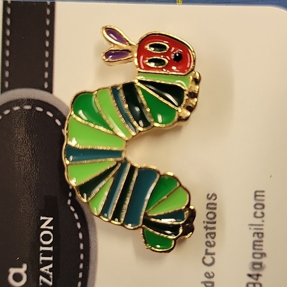 Catapiller Worm 1" Tack Pin - Picture 1 of 1